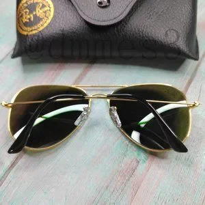 Ray-Ban | Accessories | Rayban 326 Green Aviator Sunglasses  display picture 2